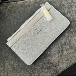Kate spade boxed large slim cardholder - Lunar Light